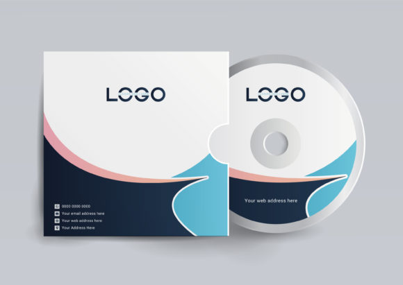 Cd Case Label and Cd Disc Label Design