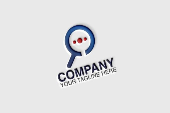 Chat Search Logo: A Vector Asset for Modern Brand Identity