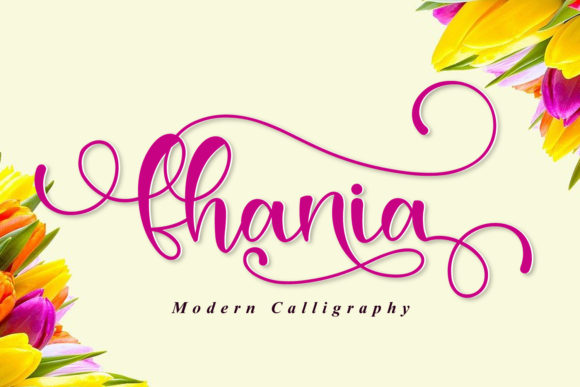 Fhania: The Charming Handwritten Font for Elegant Designs