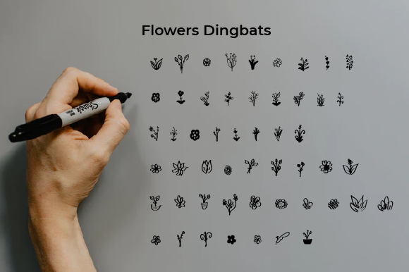 Flowers: The Delicate Dingbat That Transforms Creative Workflows