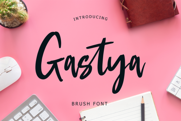 Gastya: The Handwritten Brush Font That Transforms Creative Projects