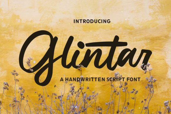 Glintar Script Font Evaluation