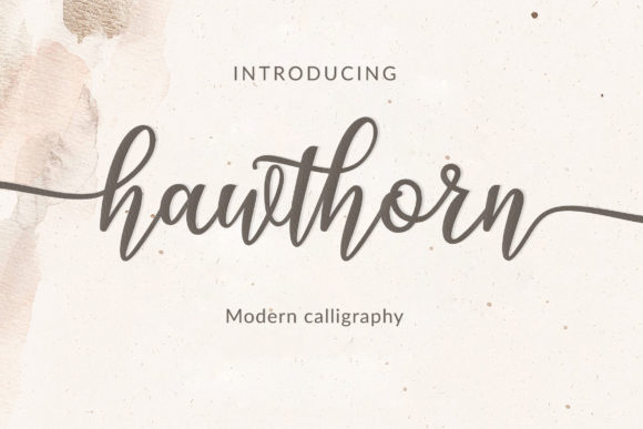 Hawthorn: The Script Font That Brings Personality to Every Project