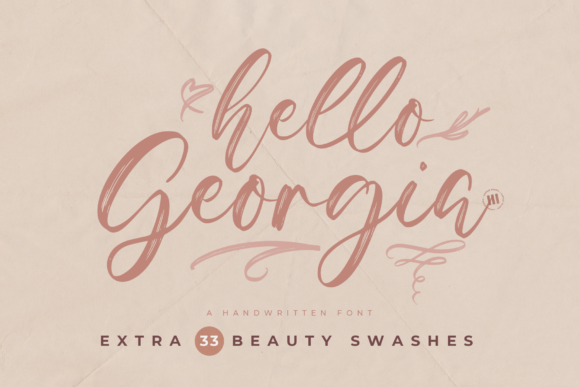 Hello Georgia: Elevating Your Design with Elegant Handwriting