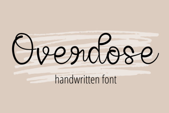 Overdose: Elevating Your Visual Storytelling with a Delicate Handwritten Masterpiece
