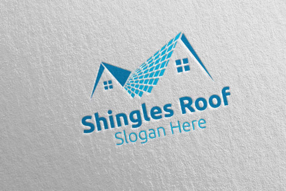 Real Estate Shingles Roofing Logo 29: A Premium Brand Identity Tool