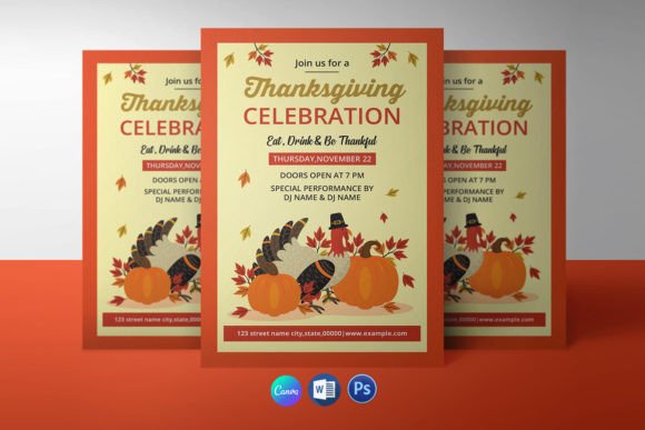 Thanksgiving Day Party Flyer Template: A Practical Evaluation for Event Organizers